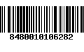 Código de Barras 8480010106282