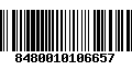 Código de Barras 8480010106657