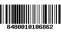 Código de Barras 8480010106862