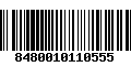 Código de Barras 8480010110555