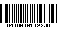 Código de Barras 8480010112238