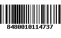 Código de Barras 8480010114737