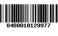 Código de Barras 8480010129977