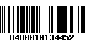 Código de Barras 8480010134452