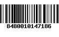 Código de Barras 8480010147186