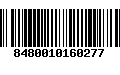 Código de Barras 8480010160277