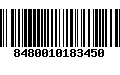 Código de Barras 8480010183450