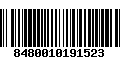 Código de Barras 8480010191523