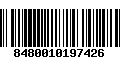 Código de Barras 8480010197426