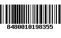 Código de Barras 8480010198355