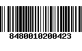 Código de Barras 8480010200423