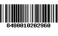 Código de Barras 8480010202960