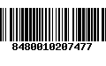 Código de Barras 8480010207477