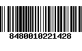 Código de Barras 8480010221428