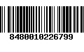 Código de Barras 8480010226799