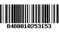 Código de Barras 8480010253153