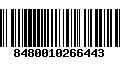 Código de Barras 8480010266443