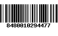 Código de Barras 8480010294477