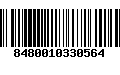 Código de Barras 8480010330564