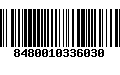 Código de Barras 8480010336030