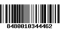 Código de Barras 8480010344462