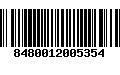 Código de Barras 8480012005354