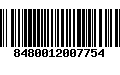 Código de Barras 8480012007754