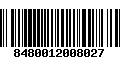 Código de Barras 8480012008027