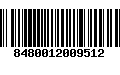 Código de Barras 8480012009512