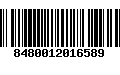 Código de Barras 8480012016589