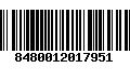 Código de Barras 8480012017951