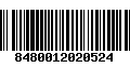 Código de Barras 8480012020524