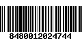 Código de Barras 8480012024744