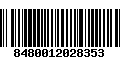 Código de Barras 8480012028353