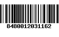 Código de Barras 8480012031162