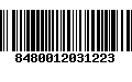 Código de Barras 8480012031223