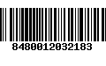 Código de Barras 8480012032183