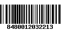 Código de Barras 8480012032213