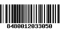 Código de Barras 8480012033050