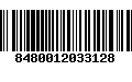 Código de Barras 8480012033128