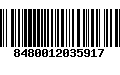 Código de Barras 8480012035917