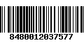 Código de Barras 8480012037577