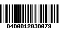 Código de Barras 8480012038079