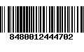 Código de Barras 8480012444702