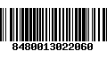 Código de Barras 8480013022060