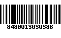 Código de Barras 8480013030386