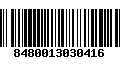 Código de Barras 8480013030416