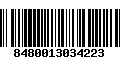 Código de Barras 8480013034223