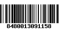 Código de Barras 8480013091158