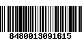 Código de Barras 8480013091615